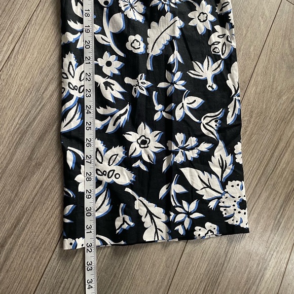 NWT ZARA FLORAL PRINT STRAIGHT CUT PANTS‎ - Picture 7 of 10